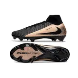 Nike Air Zoom Mercurial Superfly 10 Elite Black and Bronze Firm Ground FG Football Boot