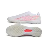 Adidas F50 Hyperfast Laceless Elite White Turf TF Football Boot