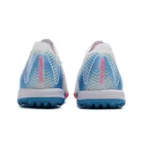 Nike Zoom Mercurial Vapor 16 Elite Kids White Blue and Pink Turf TF Football Boot