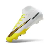 Nike Air Zoom Mercurial Superfly 10 Elite White and Yellow Firm Ground FG Football Boot