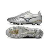 Mizuno Morelia Neo IV Elite Silver Firm Ground FG Football Boot