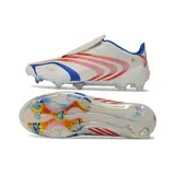 Adidas F50 Elite White, Blue and Orange Firm Ground FG Football Boot