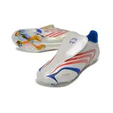 Adidas F50 Elite White, Blue and Orange Firm Ground FG Football Boot