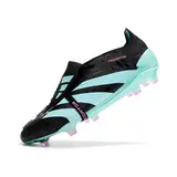 Adidas Predator 30 Elite Tongue Black and Light Blue Firm Ground FG Football Boot