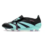 Adidas Predator 30 Elite Tongue Black and Light Blue Firm Ground FG Football Boot