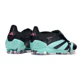 Adidas Predator 30 Elite Tongue Black and Light Blue Firm Ground FG Football Boot