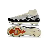 Nike x Patta Mercurial Superfly Elite Silver, Black and White Firm Ground FG Football Boot