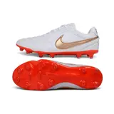 Nike Tiempo Ligera Pro White and Red Firm Ground FG Football Boot