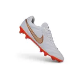 Nike Tiempo Ligera Pro White and Red Firm Ground FG Football Boot