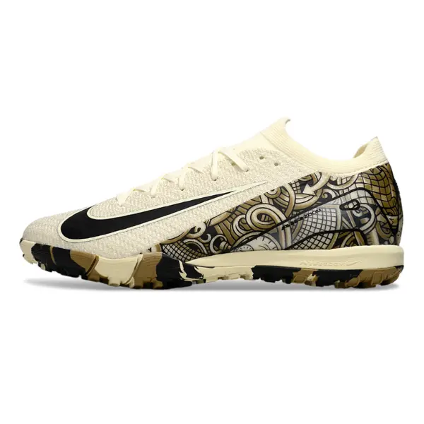 Nike Zoom Mercurial Vapor 16 Elite Kids Beige Turf TF Football Boot