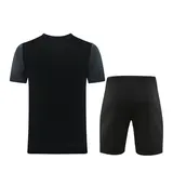 Nike Grey Black Training Set T-Shirt and Shorts