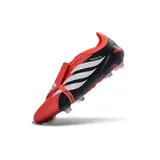 Adidas Predator 26 Elite Tongue Black and Red Firm Ground FG Football Boot - All Red