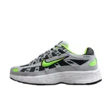Nike P-6000 Gray and Green Running Shoes - Grey/Volt