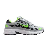 Nike P-6000 Gray and Green Running Shoes - Grey/Volt