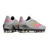 Adidas F50 Elite Laceless Grey Pink and Yellow Mixed Studs SG Football Boot