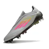 Adidas F50 Elite Laceless Grey Pink and Yellow Mixed Studs SG Football Boot