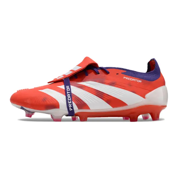 Adidas Predator 30 Elite Tongue Red White and Purple Firm Ground FG Football Boot