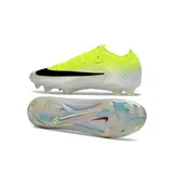 Nike Air Zoom Mercurial Vapor 17 Elite Fluorescent Green and White Firm Ground FG Kids Football Boot