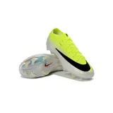 Nike Air Zoom Mercurial Vapor 17 Elite Fluorescent Green and White Firm Ground FG Kids Football Boot