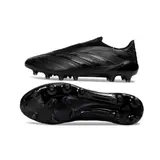 Adidas Copa Pure 4 Laceless Elite Black Firm Ground FG Football Boot