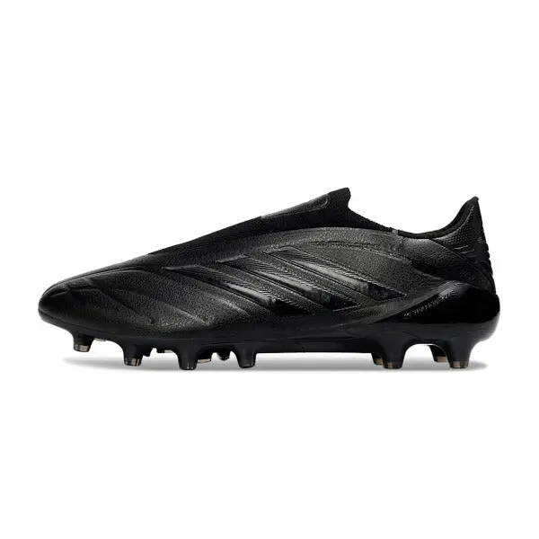 Adidas Copa Pure 4 Laceless Elite Black Firm Ground FG Football Boot