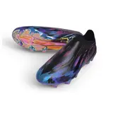 Adidas F50 Hyperfast Laceless Elite Black and Blue Firm Ground FG Football Boot