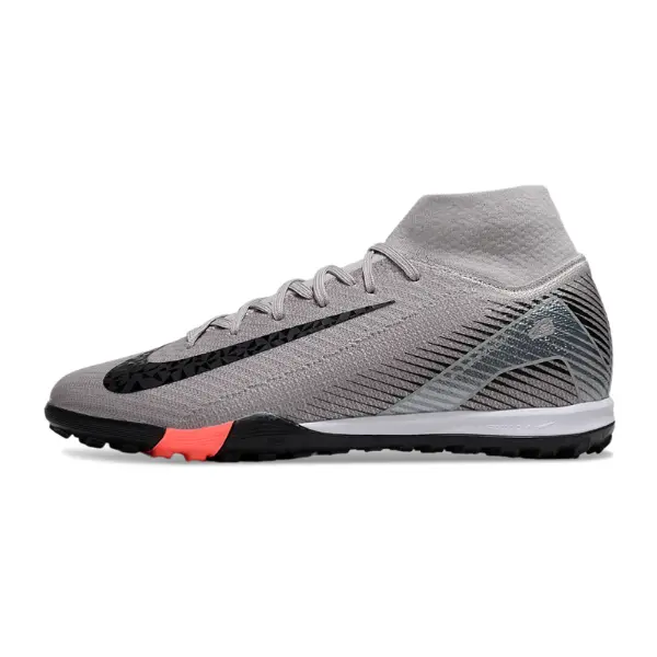 Nike Zoom Mercurial Superfly 10 Elite Gray Turf TF Football Boot