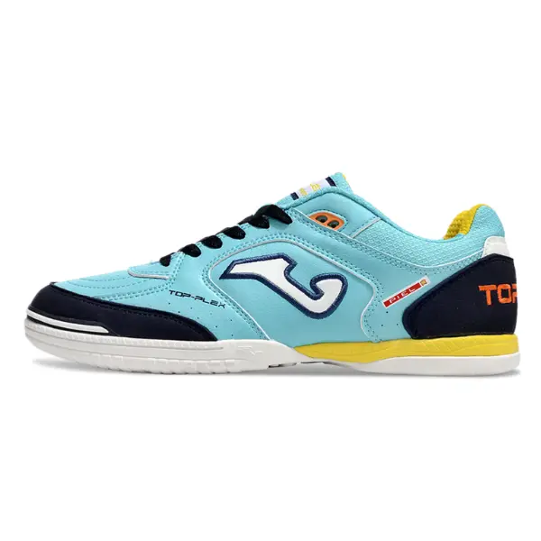 Joma Top Flex 24 IC Light Blue and Yellow Futsal Football Boot