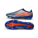Adidas F50 Hyperfast Laceless Elite Gray, Blue and Orange Firm Ground FG Football Boot