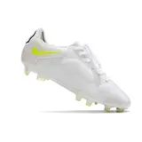 Nike Tiempo Legend 9 Elite White and Black Firm Ground FG Football Boot