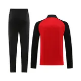 Puma Red and Black Cold Set Jacket and Pants