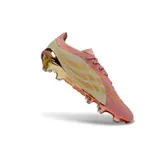 Adidas Predator 26 Elite Pink, Golden and Beige Firm Ground FG Football Boot
