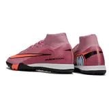 Nike Zoom Mercurial Superfly 10 Elite Kids Light Pink Turf TF Football Boot - Dusty Rose