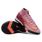 Nike Zoom Mercurial Superfly 10 Elite Kids Light Pink Turf TF Football Boot - Dusty Rose