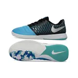 Nike Lunar Gato II Black and Blue Indoor IC Football Boot
