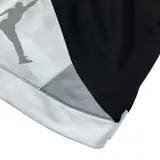 Jordan Black and White Shorts - Grey Diamond Panel