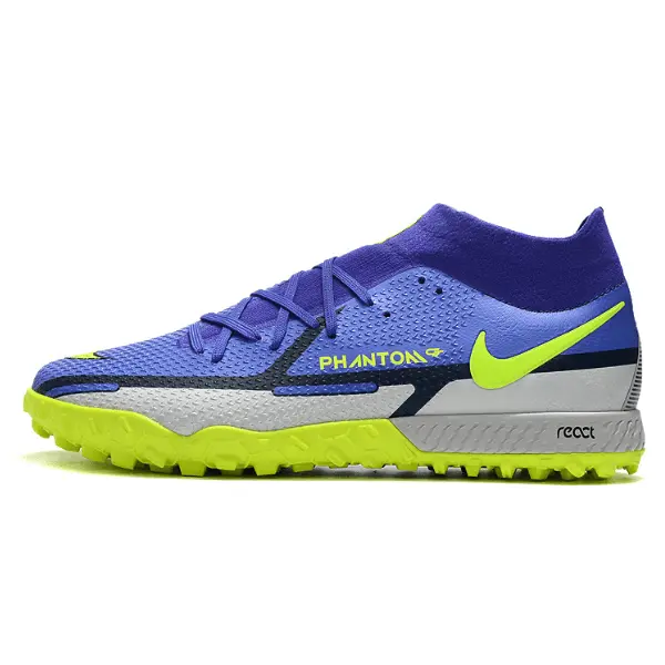 Chuteira Nike Phantom GT 2 Pro DF TF Azul e Branca - VN Esportes