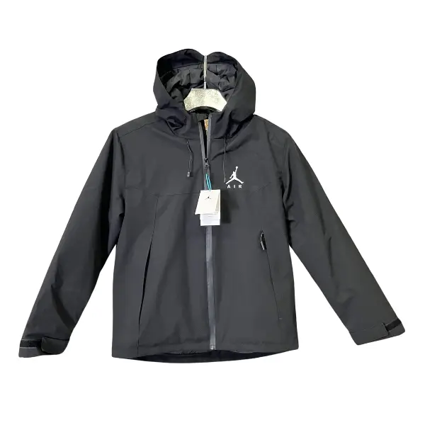 Jordan Black Windbreaker Jacket - Lined