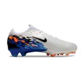 Nike Air Zoom Mercurial Vapor 16 Elite White Blue and Orange Firm Ground FG Football Boot