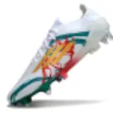 Adidas F50 Primeknit Elite White Red and Green Mixed Studs SG Football Boot