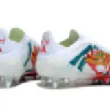 Adidas F50 Primeknit Elite White Red and Green Mixed Studs SG Football Boot