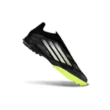 Adidas F50 Laceless Elite Black and Green Turf TF Football Boot