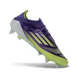 Adidas F50 Primeknit Elite Green, Purple and White Mixed Studs SG Football Boot
