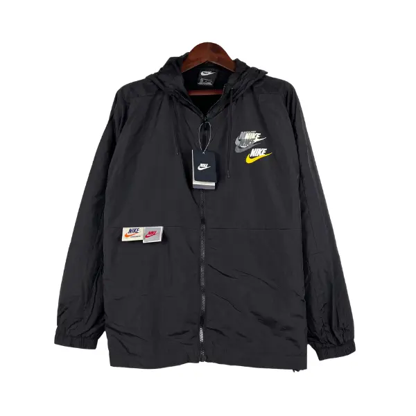 Nike Black Windbreaker Jacket - Full Zip