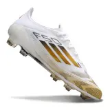 Adidas F50 Elite White and Gold Firm Ground FG Football Boot