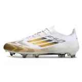 Adidas F50 Elite White and Gold Firm Ground FG Football Boot