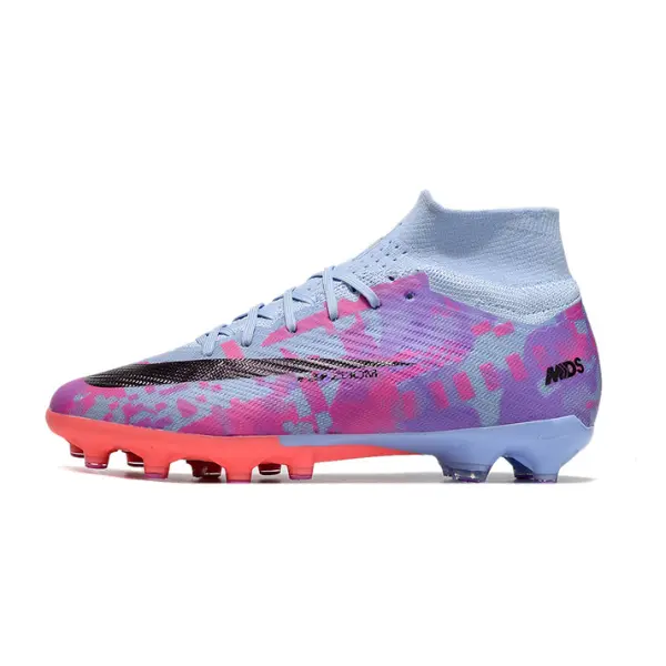 Nike Air Zoom Mercurial Superfly 9 Elite Kids Artificial Ground AG Football Boot - Blue/Purple Print