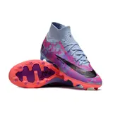 Nike Air Zoom Mercurial Superfly 9 Elite Kids Artificial Ground AG Football Boot - Blue/Purple Print