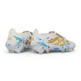 Adidas Predator 26 Tongue Elite White and Blue Firm Ground FG Football Boot
