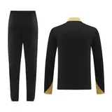 Nike Black and Yellow Cold Set Quarter-Zip Top and Pants